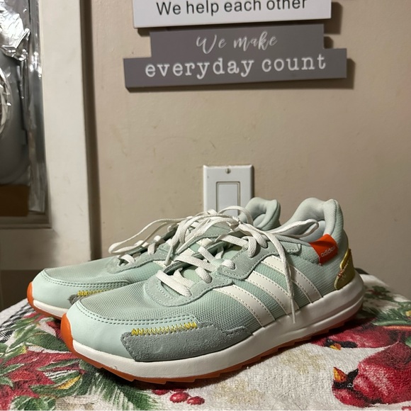 Adidas Retrorun Dash Green Womens Running Shoes - Picture 3 of 5